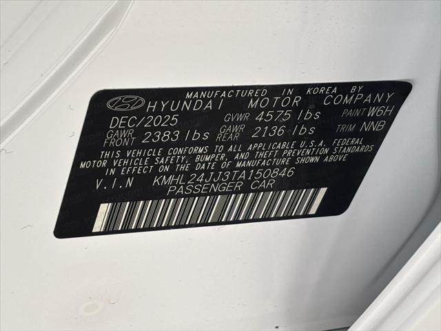 2026 Hyundai Sonata Hybrid Blue