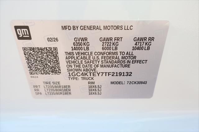 2026 Chevrolet Silverado 3500HD Crew Cab, Long Bed, LT Dual Rear Wheel, RWD