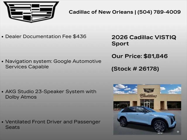 2026 Cadillac iQ Sport