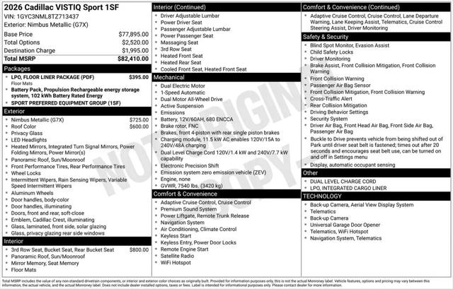 2026 Cadillac iQ Sport