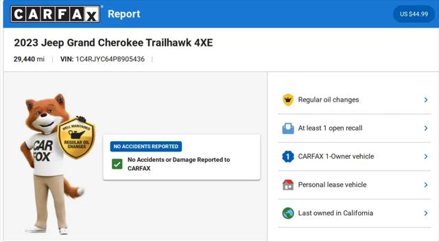 2023 Jeep Grand Cherokee Trailhawk