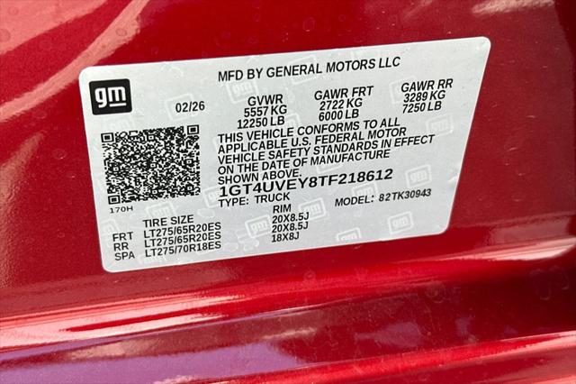 2026 GMC Sierra 3500HD Crew Cab, Long Bed, AT4 Dual Rear Wheel, 4WD