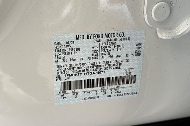 2026 Ford Explorer Active w/200A Pkg