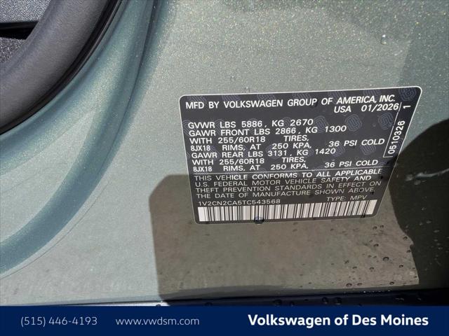 2026 Volkswagen Atlas Peak Edition