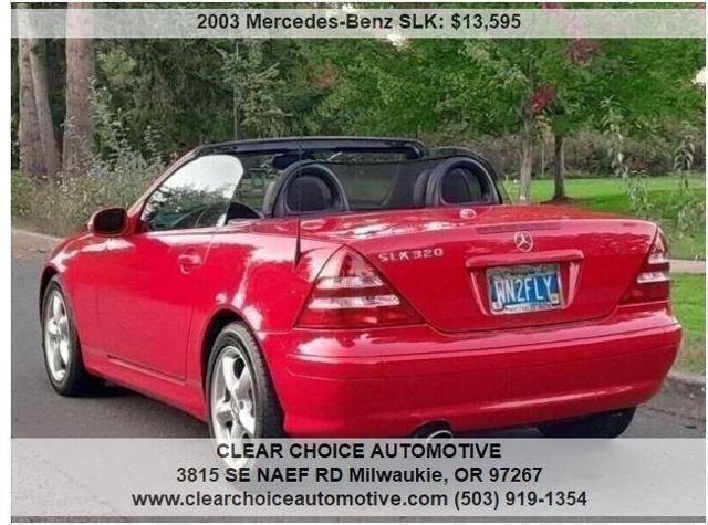 2003 Mercedes-Benz SLK SLK 320 2dr Roadster