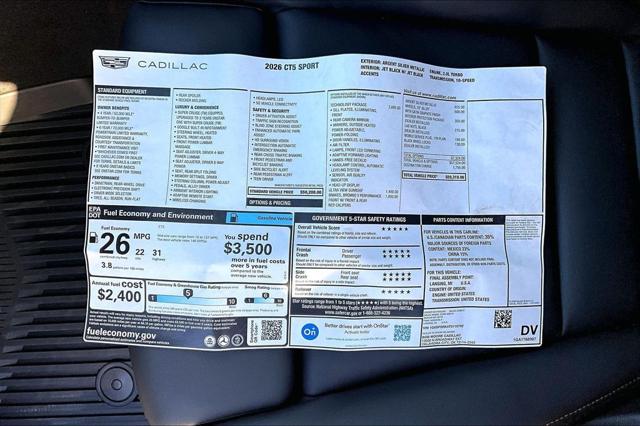 2026 Cadillac CT5 Sport