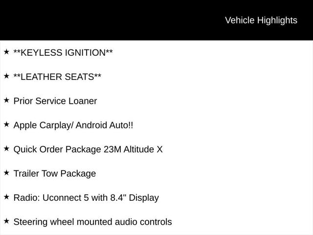2025 Jeep Grand Cherokee L Altitude X 4x4