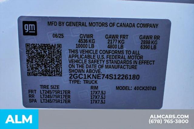 2025 Chevrolet Silverado 2500HD 4WD Crew Cab Standard Bed LT