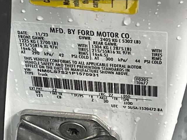 2023 Ford Transit Connect XL Cargo Van