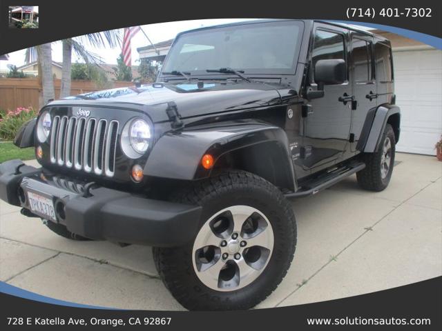 2016 Jeep Wrangler Unlimited Sahara for sale in Orange, CA