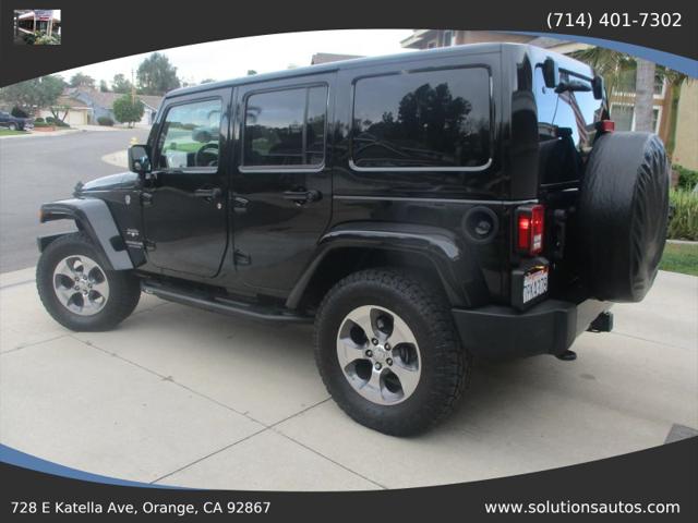 2016 Jeep Wrangler Unlimited Sahara
