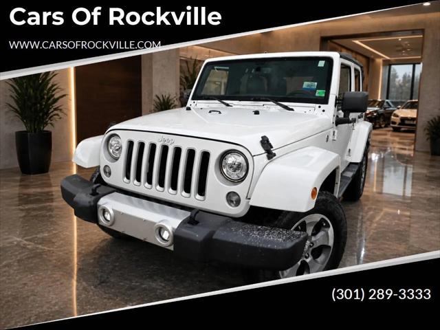 2017 Jeep Wrangler Unlimited Sahara 4x4 for sale in Rockville, MD