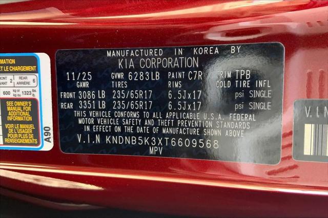 2026 Kia Carnival MPV LXS