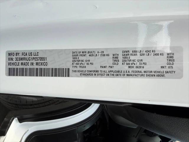 2023 Ram ProMaster Cargo Van High Roof 159" WB EXT