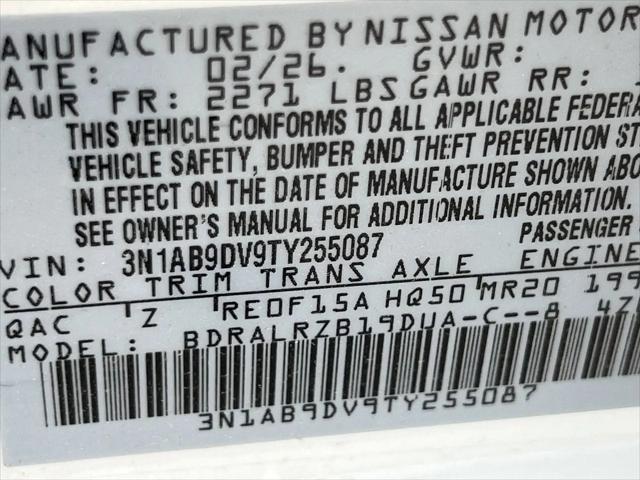 2026 Nissan Sentra SR
