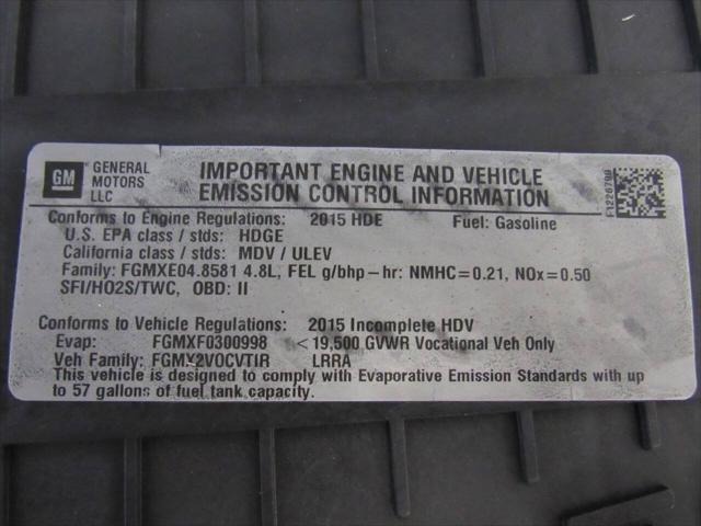 2015 Chevrolet Express Cutaway 3500