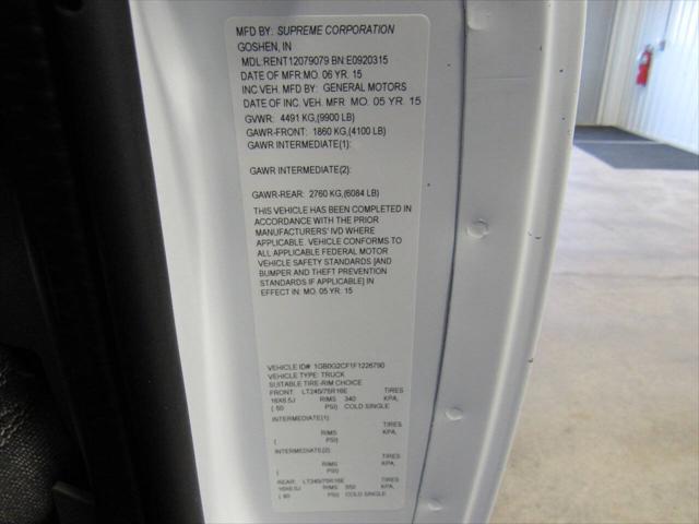 2015 Chevrolet Express Cutaway 3500