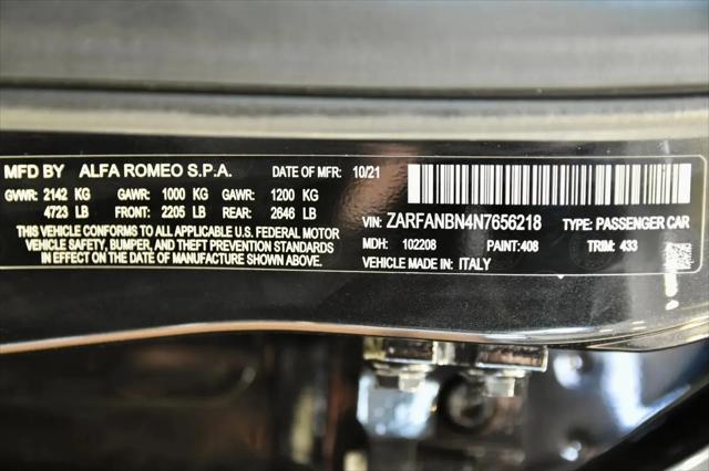 2022 Alfa Romeo Giulia Ti AWD