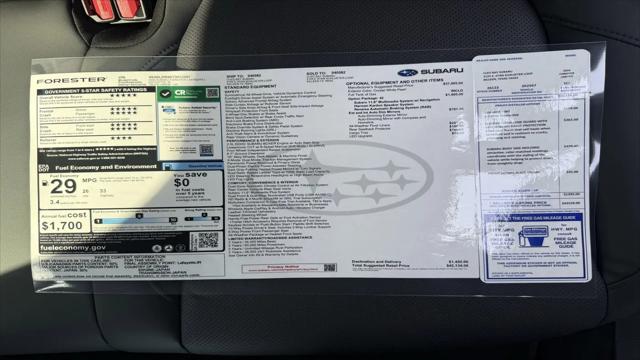 2026 Subaru Forester Limited
