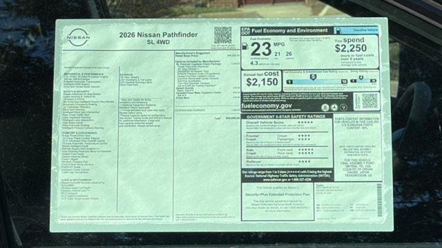 2026 Nissan Pathfinder SL