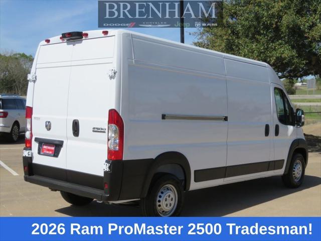 2026 RAM ProMaster 2500 RAM PROMASTER 2500 TRADESMAN CARGO VAN HIGH ROOF 159 WB