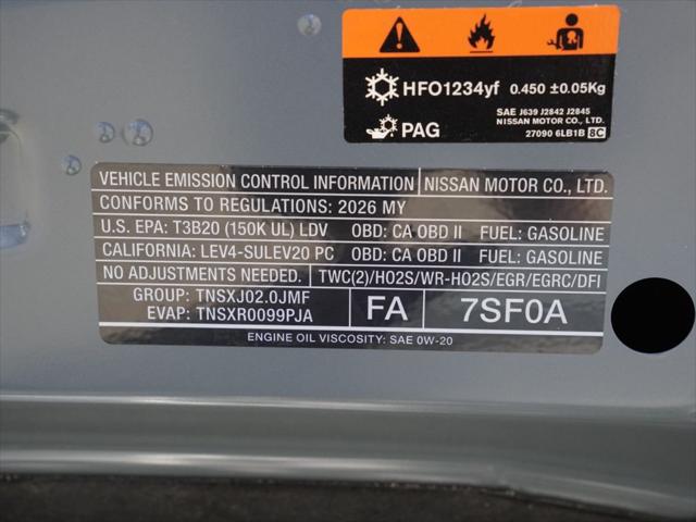 2026 Nissan Sentra SR