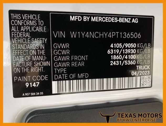 2023 Mercedes-Benz Sprinter 2500 High Roof 4-Cyl Diesel HO