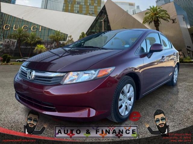 2012 Honda Civic LX for sale in Jacksonville, FL