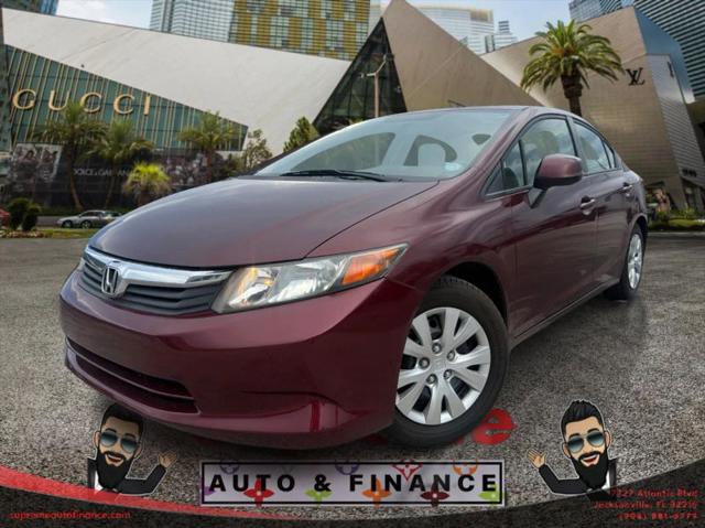 2012 Honda Civic LX for sale in Jacksonville, FL