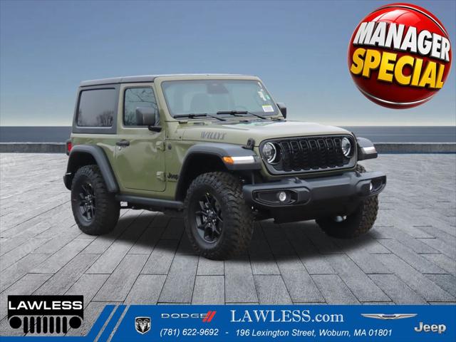 2026 Jeep Wrangler 2-Door Willys 4x4 for sale in Woburn, MA