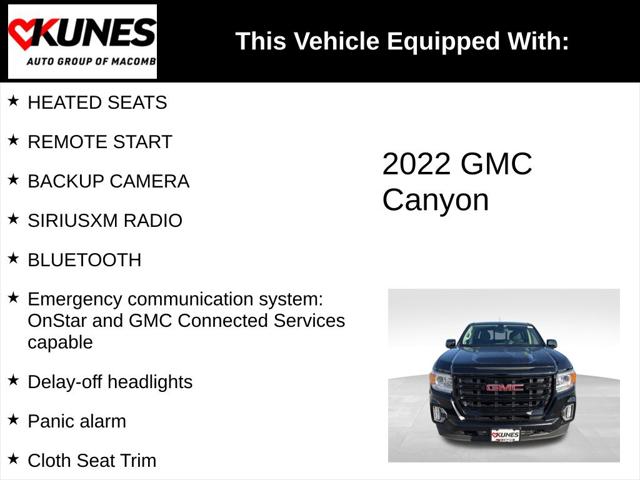 2022 GMC Canyon 4WD Crew Cab Short Box Elevation