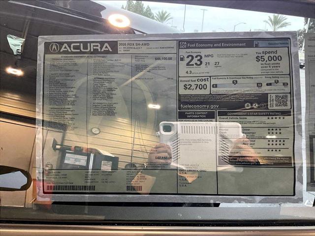 2026 Acura RDX Unknown