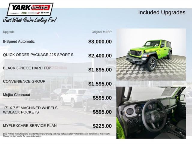 2026 Jeep Wrangler WRANGLER 4-DOOR SPORT S