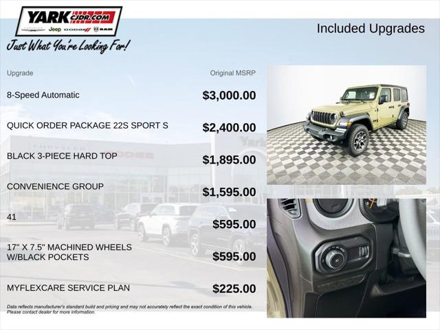 2026 Jeep Wrangler WRANGLER 4-DOOR SPORT S