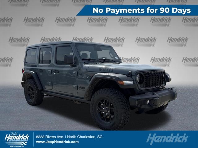 2026 Jeep Wrangler 4-Door Willys 4x4 for sale in North Charleston, SC