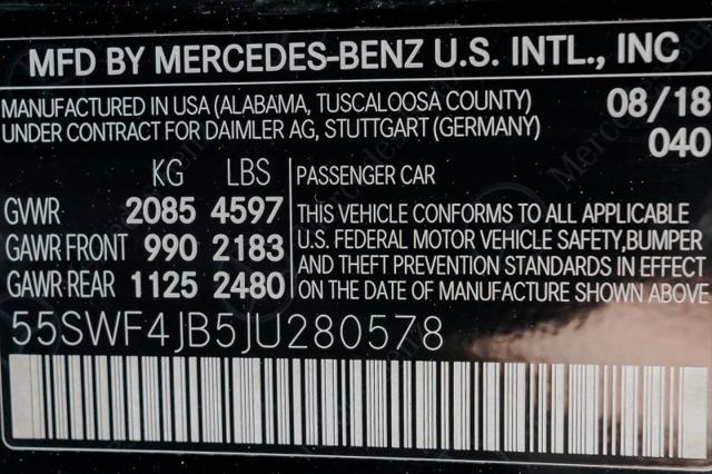 2018 Mercedes-Benz C-CLASS C 300 C 300