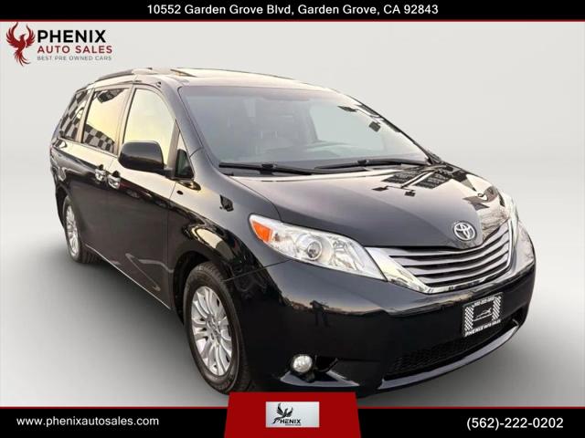 2016 Toyota Sienna XLE 8 Passenger for sale in Garden Grove, CA