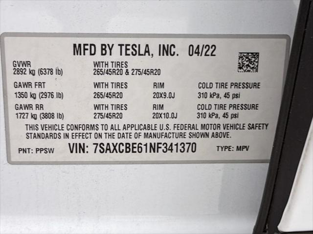 2022 Tesla Model X Plaid Tri Motor All-Wheel Drive