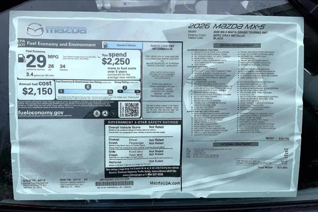 2026 Mazda MX-5 Grand Touring