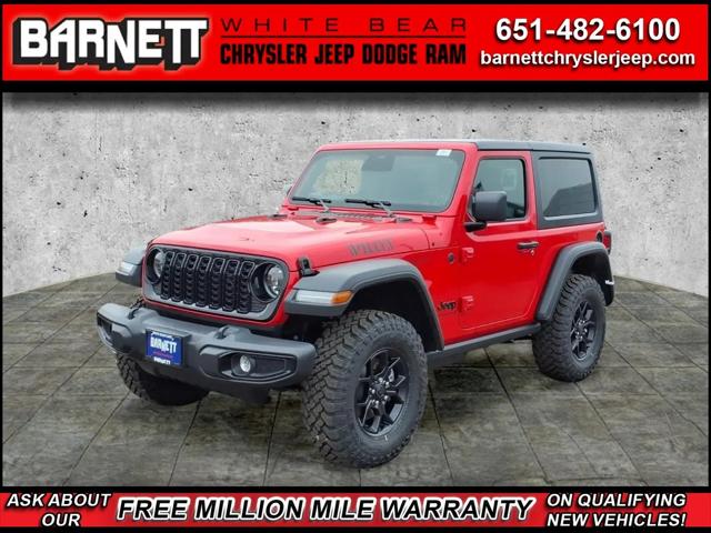2026 Jeep Wrangler 2-Door Willys 4x4 for sale in White Bear Lake, MN
