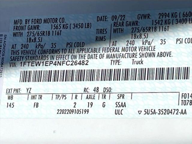 2022 Ford F-150 XLT