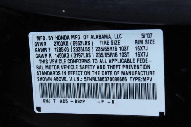2007 Honda Odyssey EX-L