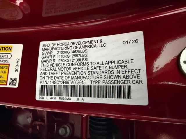 2026 Honda Accord Sedan Touring