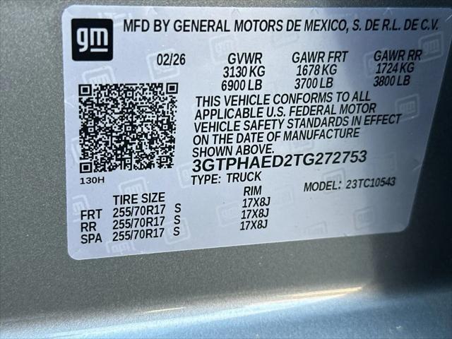2026 GMC Sierra 1500 Crew Cab, Short Bed, Pro, RWD