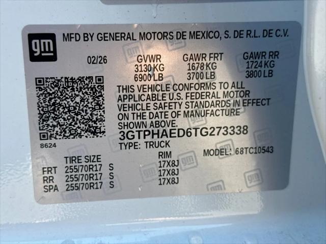 2026 GMC Sierra 1500 Crew Cab, Short Bed, Pro, RWD