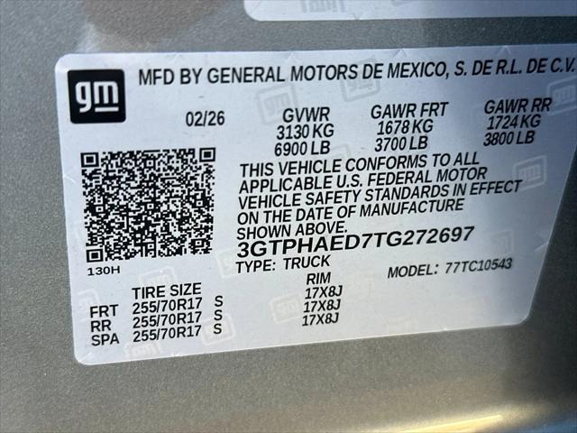 2026 GMC Sierra 1500 Crew Cab, Short Bed, Pro, RWD