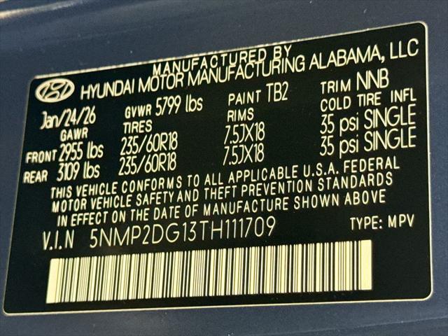 2026 Hyundai Santa Fe Hybrid SEL