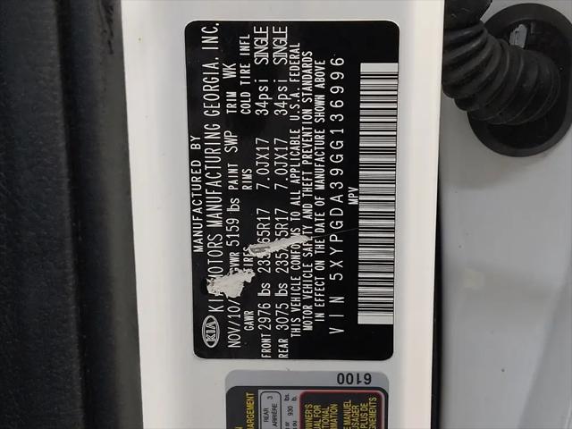 2016 Kia Sorento 2.4L LX