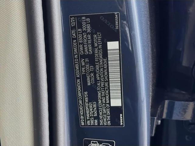 2026 Volvo XC90 Plug-In Hybrid Ultra, T8 AWD, Electric/Gasoline, Bright, 7 Seats