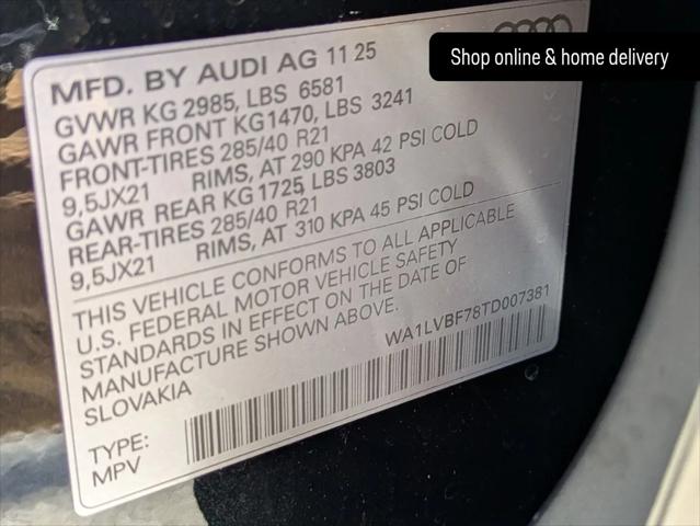2026 Audi Q7 Premium Plus TFSI quattro tiptronic